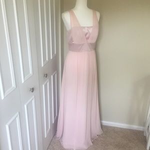 Dessy Group Blush Dress Style 2890, Size 12 Long